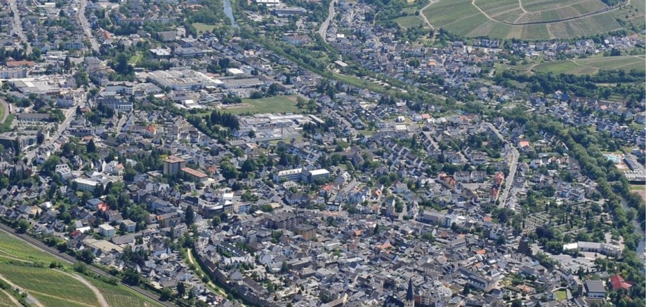 Blick auf Bad Neuenahr-Ahrweiler.